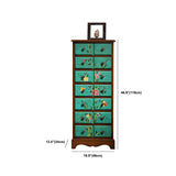 Cassa di lingerie in legno costiero cassa di stoccaggio verticale per camera da letto