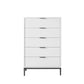15.6-inch Width Contemporary Storage Chest Manufactured Wood Dresser Clearhalo 'Bedroom Furniture' 'Dressers & Chests' 'dressers_chests' 'furn' 'furn_dressers_chests' 'Furniture' 6730646