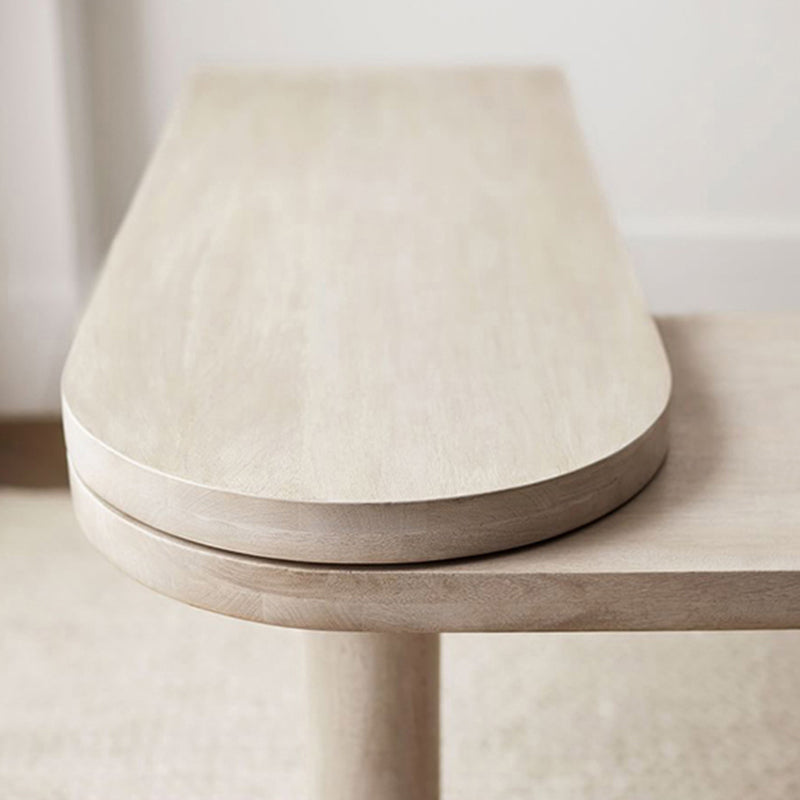 Scrivania da 29,25 pollici H Distano da scrittura contemporanea in legno massiccio