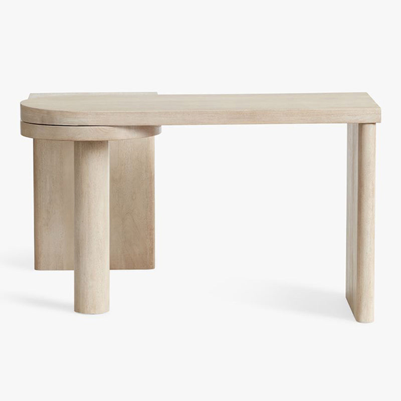 Scrivania da 29,25 pollici H Distano da scrittura contemporanea in legno massiccio