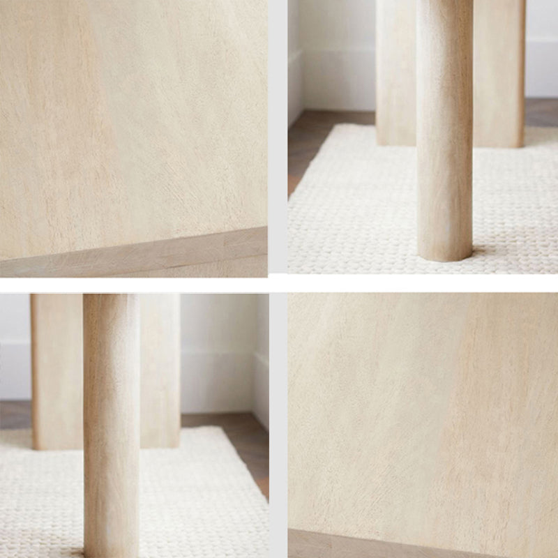 Scrivania da 29,25 pollici H Distano da scrittura contemporanea in legno massiccio