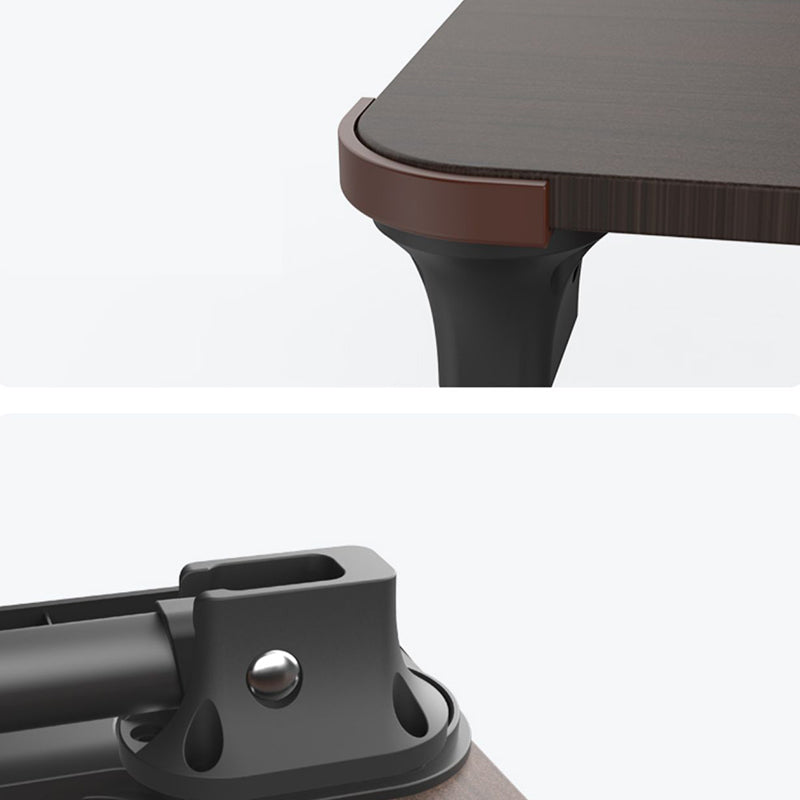 Scrivania di scrittura pieghevole contemporanea scrivania in slitta curva con gambe metalliche