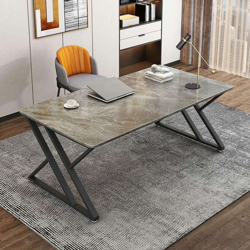 29.53 "Tall Stone Office Desk Sled Base rechthoekig schrijfbureau