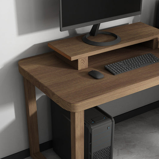 29,25 inch H Industrieel Office Desk Solid Wood L-Shape Writing Desk