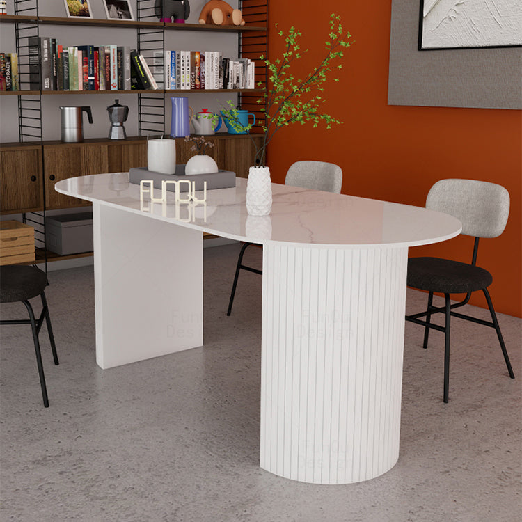 Bureau de bureau contemporain Bureau d'écriture en pierre pour chambre à la maison