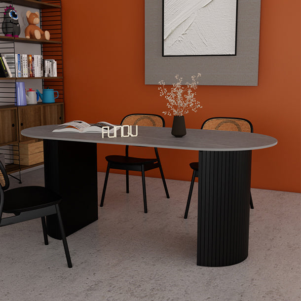 Bureau de bureau contemporain Bureau d'écriture en pierre pour chambre à la maison