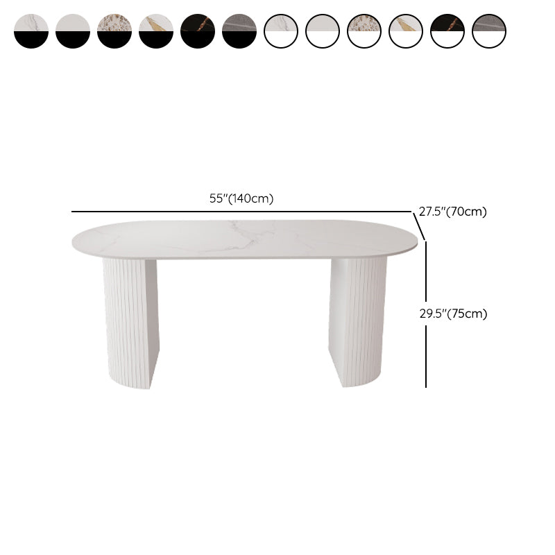 Bureau de bureau contemporain Bureau d'écriture en pierre pour chambre à la maison