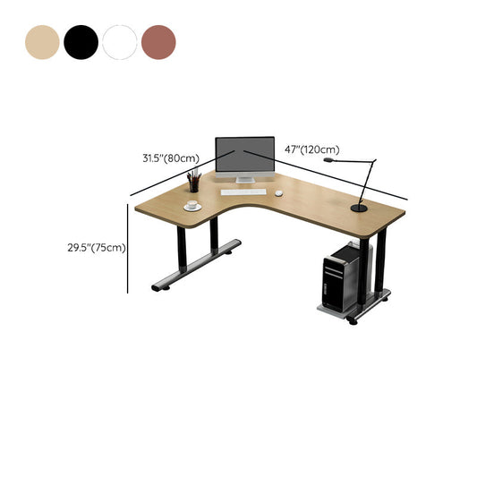 Zeitgenössischer L-Form Office Desk Holzschreiberschreibtisch für Büro