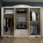 Engineered houten garderobe armoire Franse plattelandskledingkast