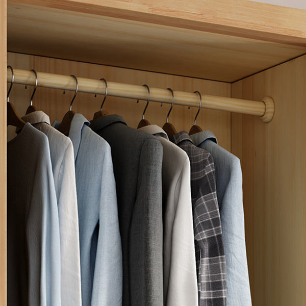 ラバーウッドワードローブクローゼットスライドコンテンポラリーワードローブアーモア