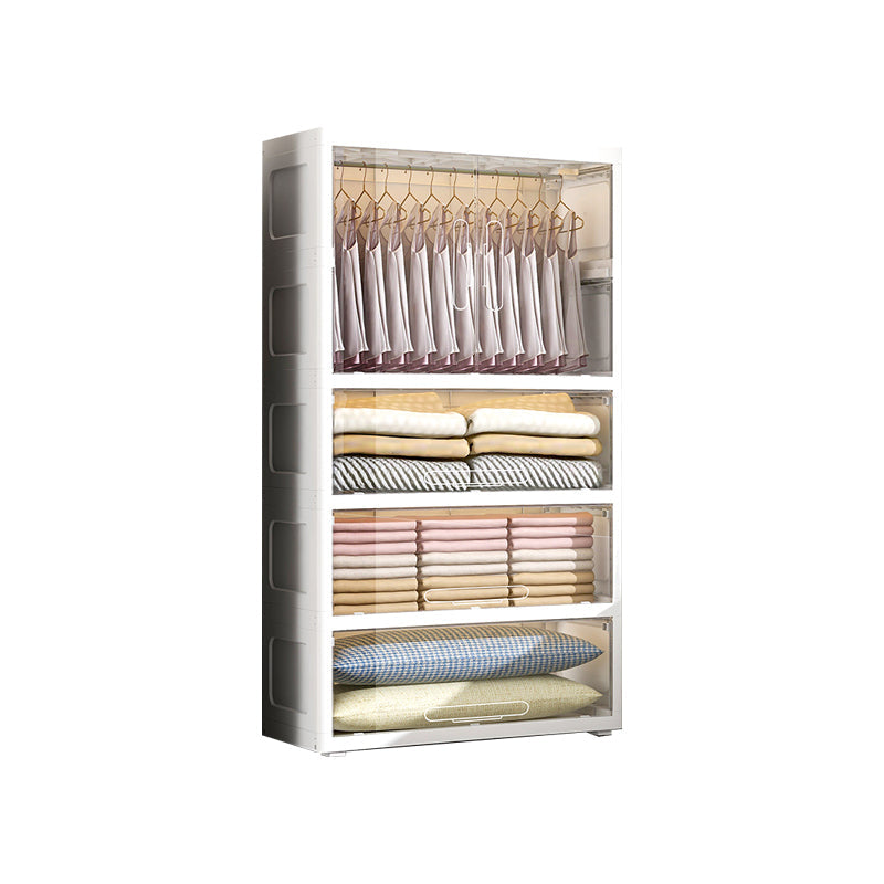 Hinged Wardrobe Cabinet Contemporary Plastic Wardrobe Closet