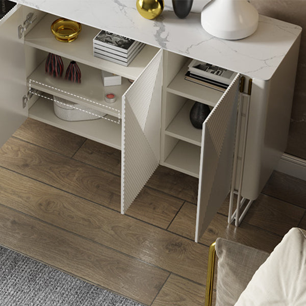 Cuffet da pranzo in pietra moderna e contemporanea con armadi