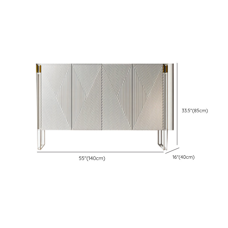 Cuffet da pranzo in pietra moderna e contemporanea con armadi