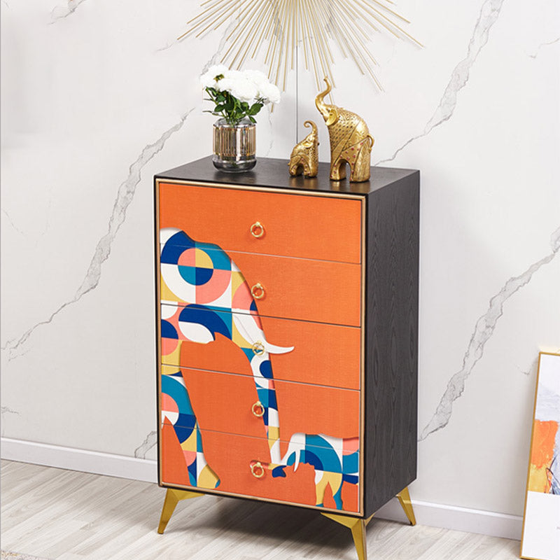 Tavolo da buffet in legno tavola laterale in stile moderno con armadi e cassetti