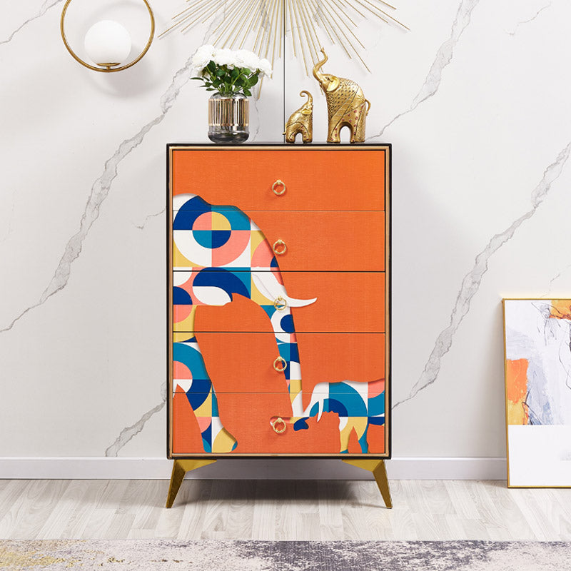 Tavolo da buffet in legno tavola laterale in stile moderno con armadi e cassetti