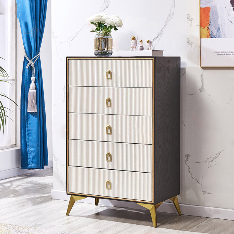 Tavolo da buffet in legno tavola laterale in stile moderno con armadi e cassetti