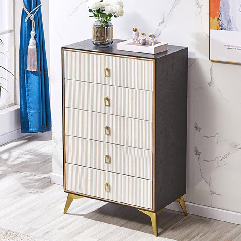 Tavolo da buffet in legno tavola laterale in stile moderno con armadi e cassetti