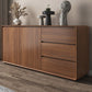 Tavolo da buffet in legno Scheda laterale in stile contemporaneo con armadi e cassetti