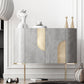 Wood Buffet Table Contemporary Style Side Board with Cabinets Grey Clearhalo 'buffet_sideboard' 'Buffets & Sideboards' 'furn' 'furn_buffet_sideboard' 'Furniture' 'Kitchen & Dining Furniture' 6732577