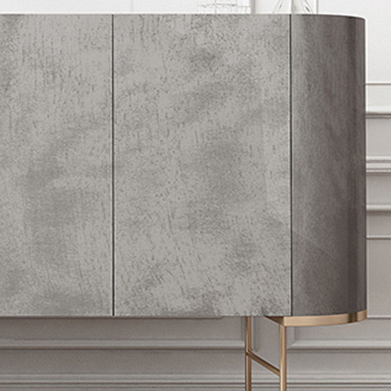 Wood Buffet Table Contemporary Style Side Board with Cabinets Clearhalo 'buffet_sideboard' 'Buffets & Sideboards' 'furn' 'furn_buffet_sideboard' 'Furniture' 'Kitchen & Dining Furniture' 6732586