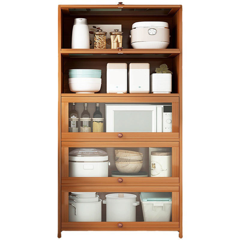 Sideboard in stile moderno Sideboard in bambù marrone per uso della cucina