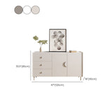 Buffet de restauration en pierre de crénza moderne et contemporain avec armoires et tiroirs