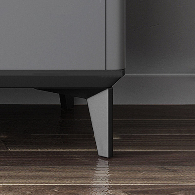 Buffet di pietra di credenza moderna e contemporanea con armadi e cassetti