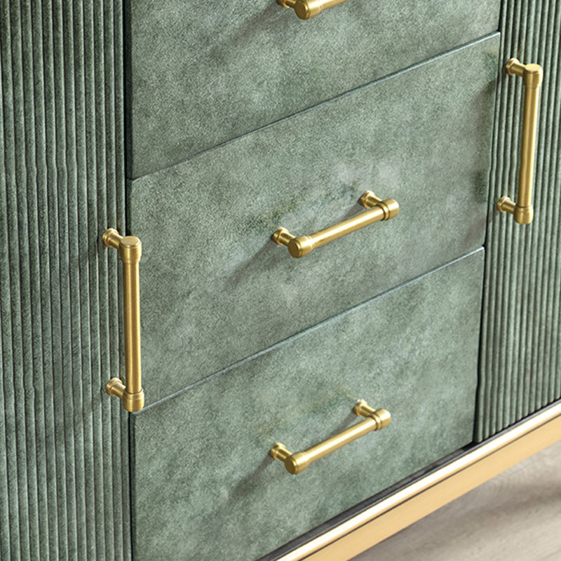 Buffet de restauration en pierre de crénza moderne et contemporain avec des tiroirs et des armoires