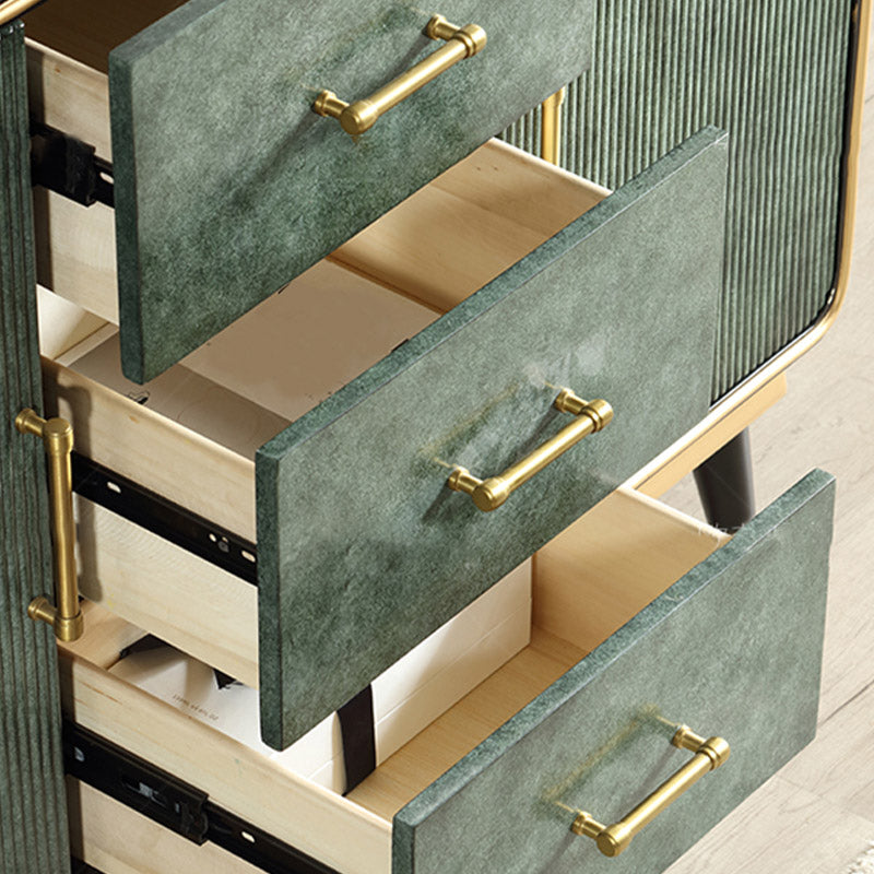 Buffet de restauration en pierre de crénza moderne et contemporain avec des tiroirs et des armoires