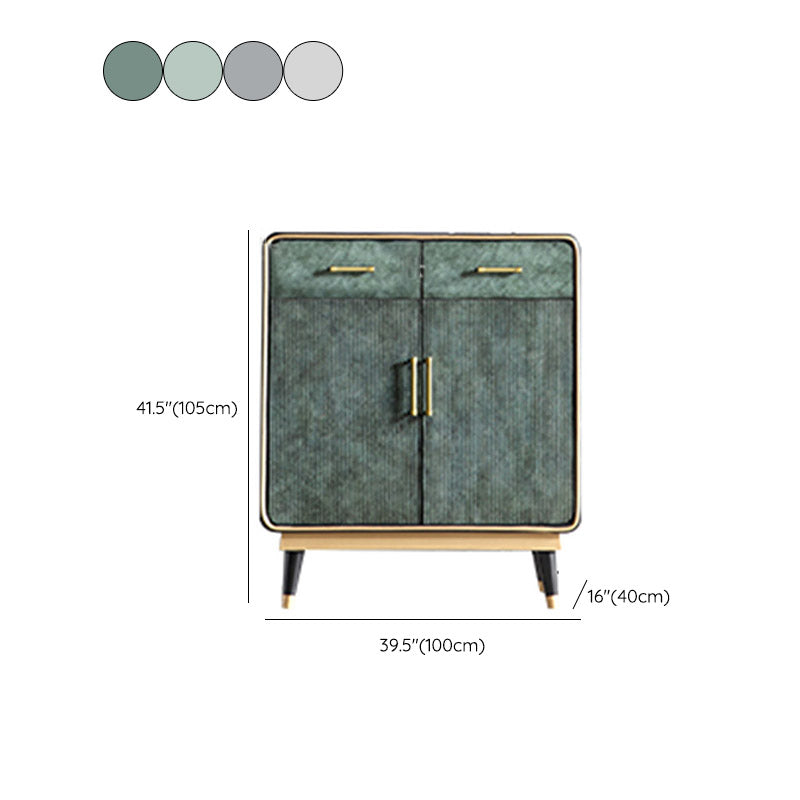 Buffet de restauration en pierre de crénza moderne et contemporain avec des tiroirs et des armoires