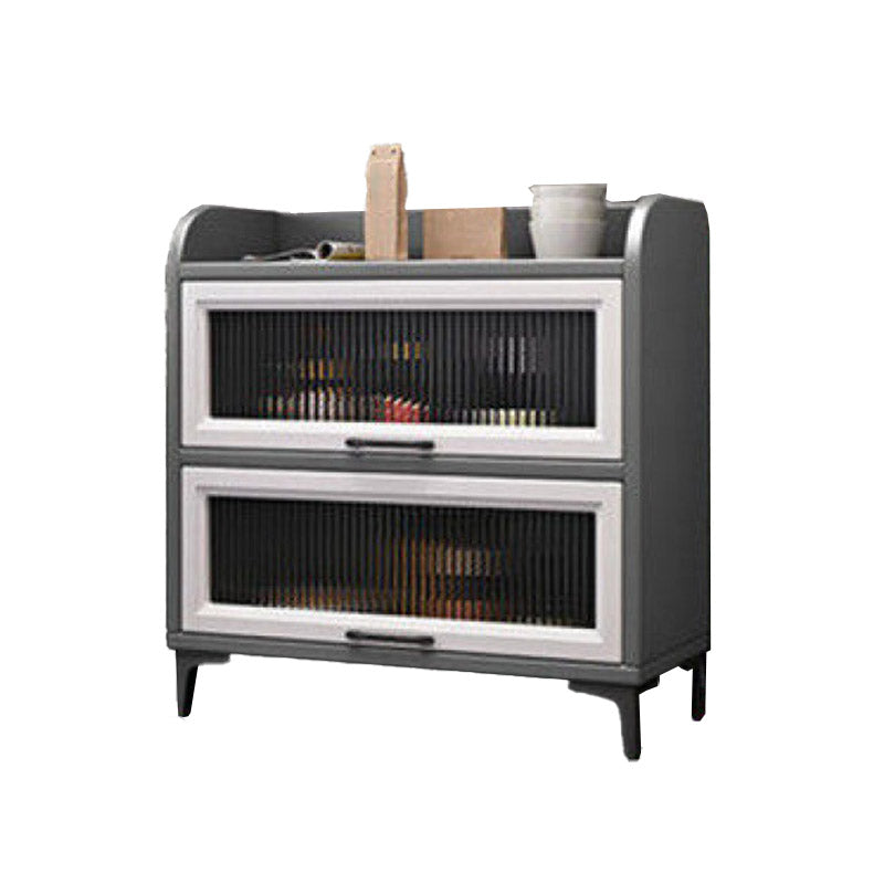 Technischer Holz Sideboard Küche Sideboard mit offener Lagerung