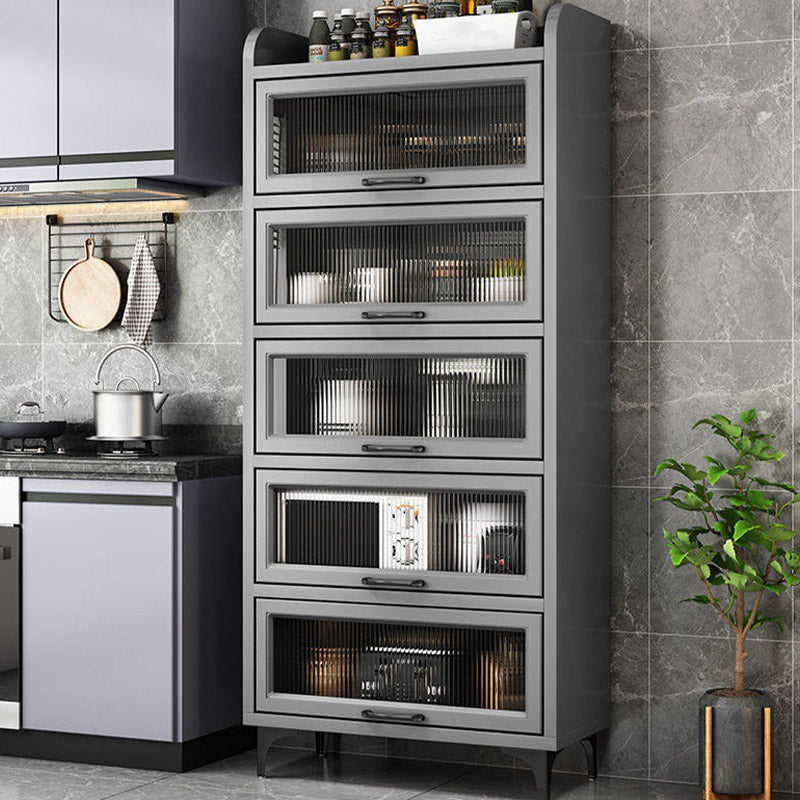 Technischer Holz Sideboard Küche Sideboard mit offener Lagerung