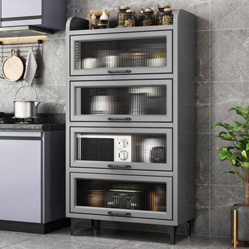 Technischer Holz Sideboard Küche Sideboard mit offener Lagerung