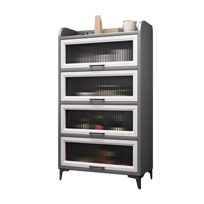 Technischer Holz Sideboard Küche Sideboard mit offener Lagerung