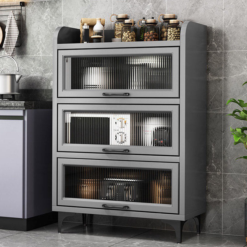 Technischer Holz Sideboard Küche Sideboard mit offener Lagerung