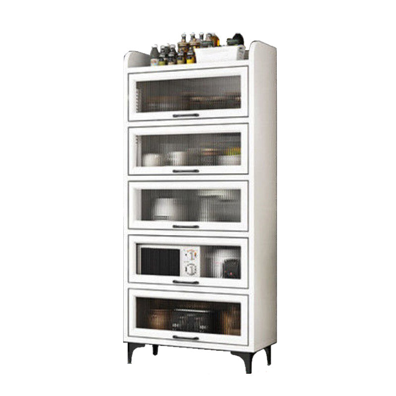 Technischer Holz Sideboard Küche Sideboard mit offener Lagerung