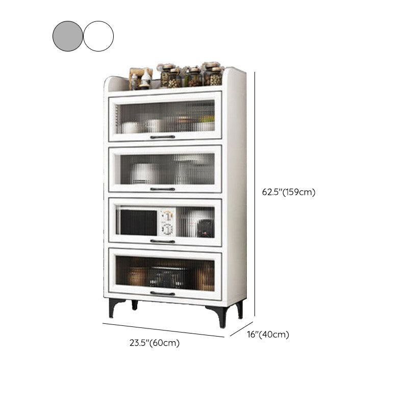 Technischer Holz Sideboard Küche Sideboard mit offener Lagerung