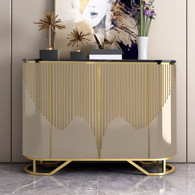 Sideboard in legno ingegnerizzato in fico in marmo in marmo per uso da cucina