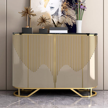 Sideboard in legno ingegnerizzato in fico in marmo in marmo per uso da cucina