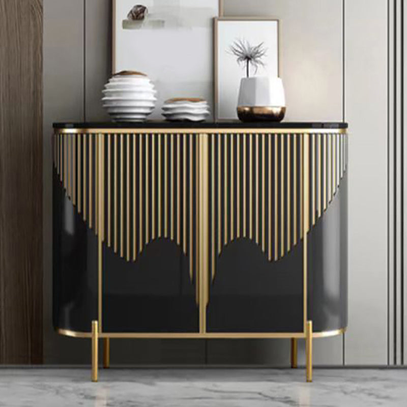 Sideboard in legno ingegnerizzato in fico in marmo in marmo per uso da cucina