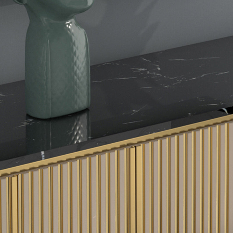 Sideboard in legno ingegnerizzato in fico in marmo in marmo per uso da cucina