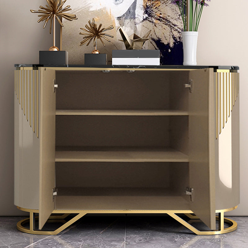 Sideboard in legno ingegnerizzato in fico in marmo in marmo per uso da cucina