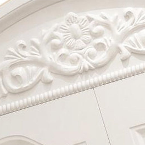 Engineered Wood Wardrobe Closet with Garment Rod White Wardrobe Cabinet Clearhalo 'Armoires & Wardrobes' 'armoires_wardrobes' 'Bedroom Furniture' 'furn' 'furn_armoires_wardrobes' 'Furniture' 6733133