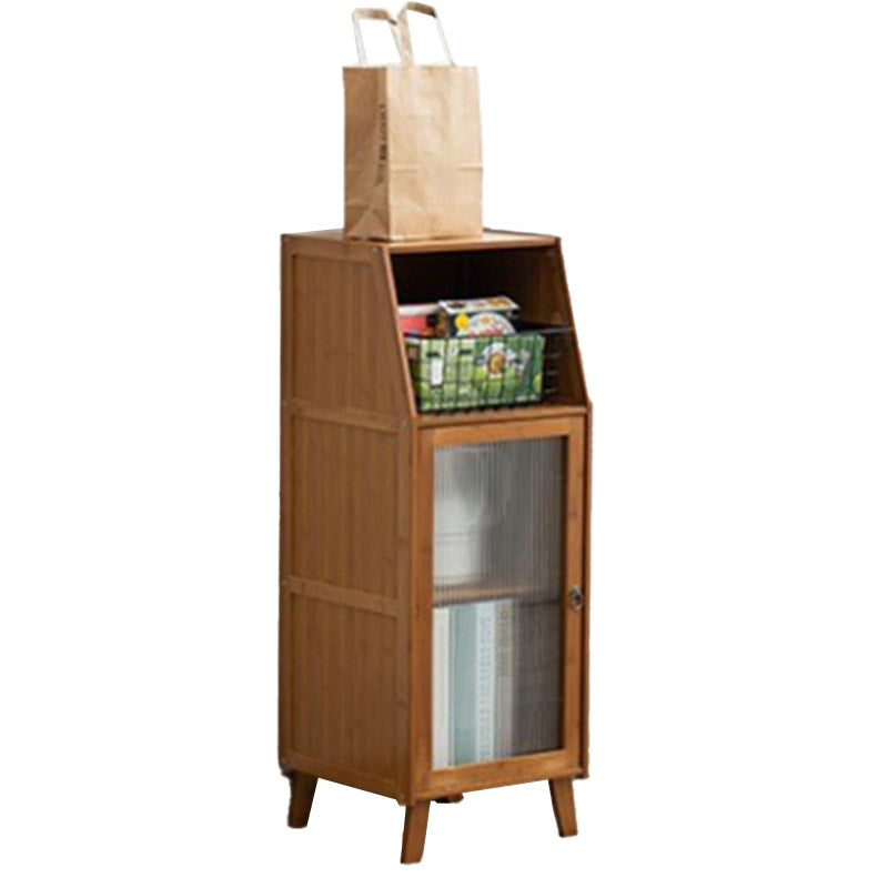 Holzbuffet Tisch modernes Seitenbrett mit Schränken und Schublade