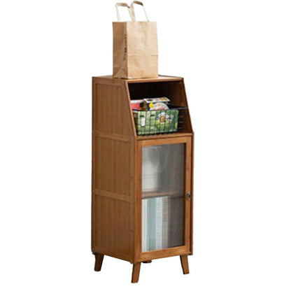 Holzbuffet Tisch modernes Seitenbrett mit Schränken und Schublade