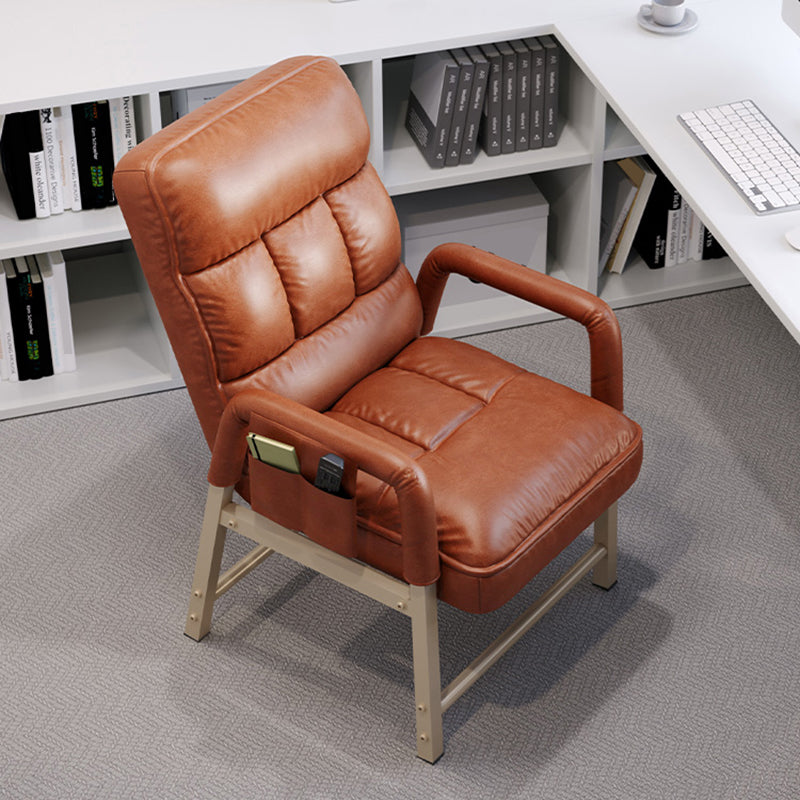 Eigentijdse taakstoel metaal verstelbare rughoogte bureaustoel