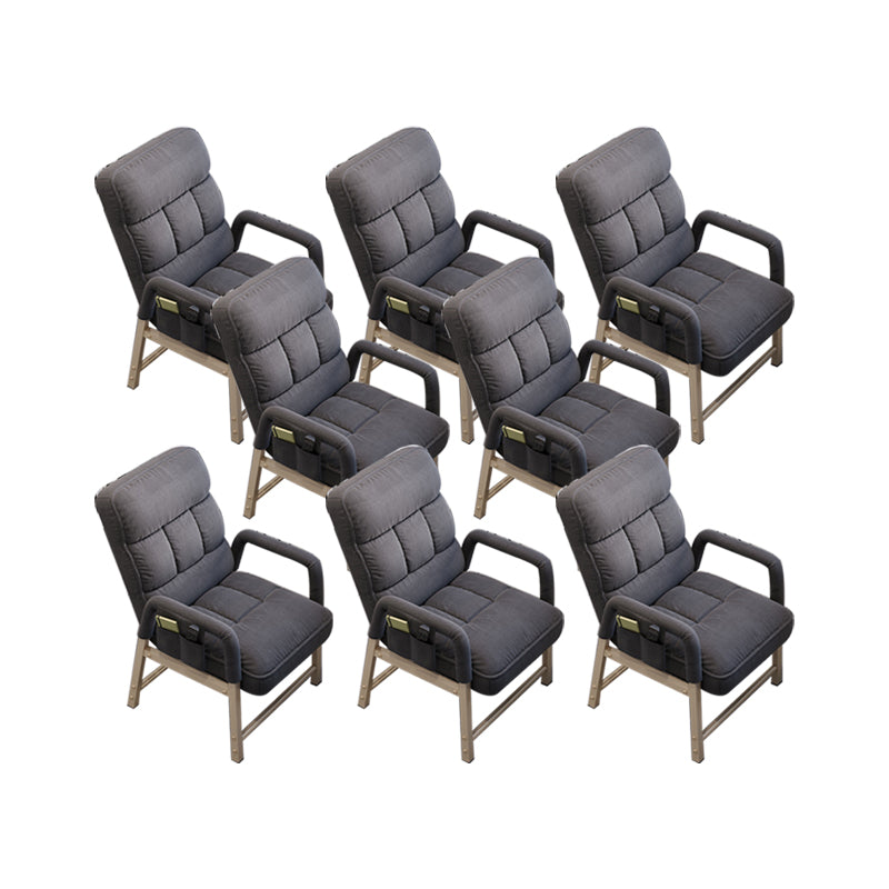 Eigentijdse taakstoel metaal verstelbare rughoogte bureaustoel