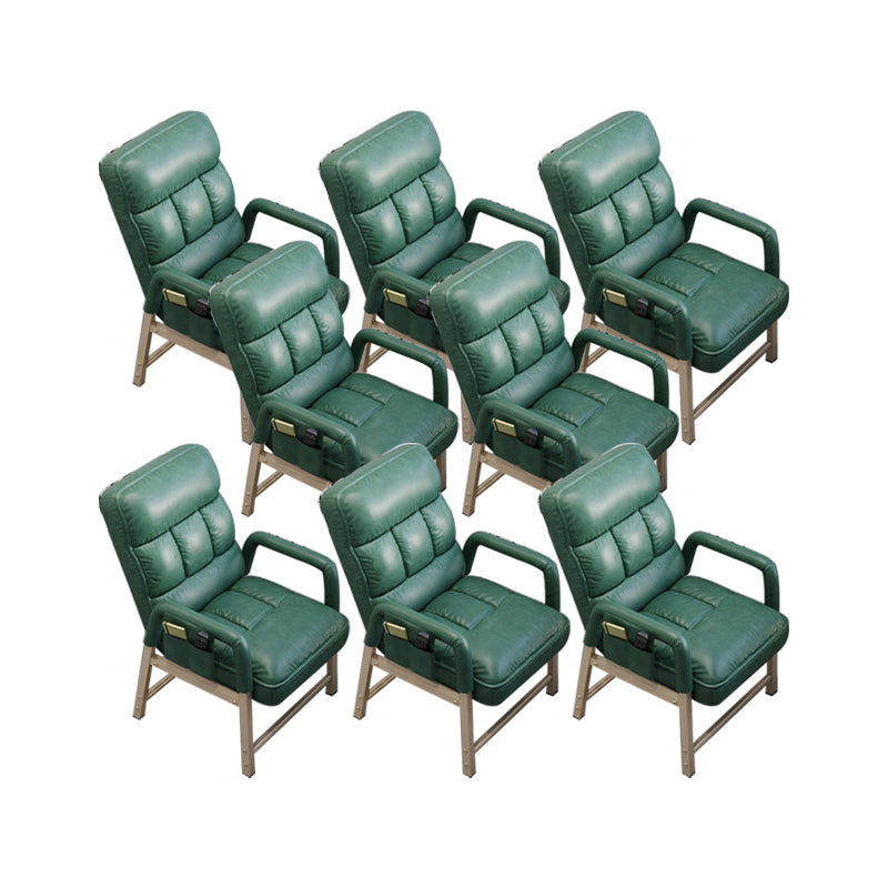 Eigentijdse taakstoel metaal verstelbare rughoogte bureaustoel