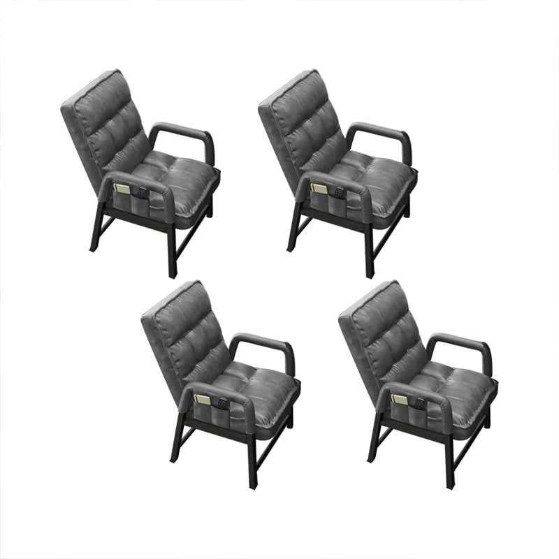 Eigentijdse taakstoel metaal verstelbare rughoogte bureaustoel