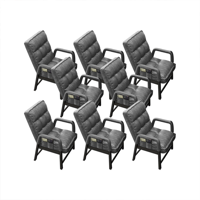 Eigentijdse taakstoel metaal verstelbare rughoogte bureaustoel